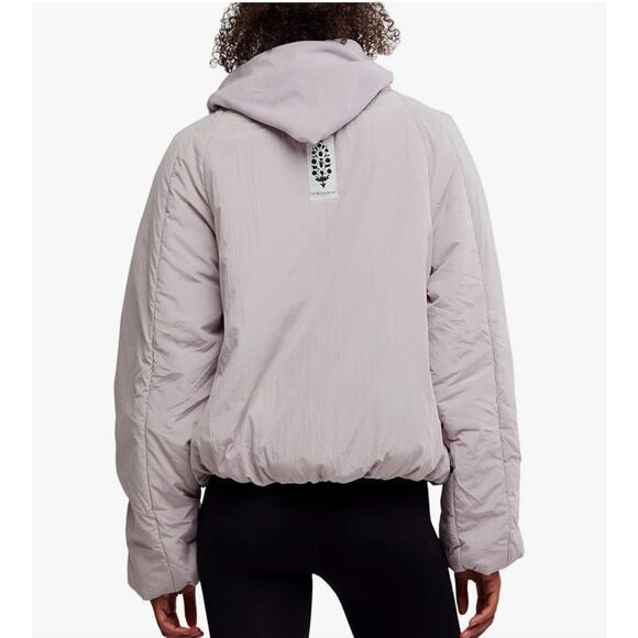 Free People, Women's, In A Pillow Puffer Pullover, Oyster, medium - Picture 3 of 8